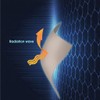 Amradield Nickel Copper Electromagnetic Shielding Window Fabric Transparent Clear Mesh