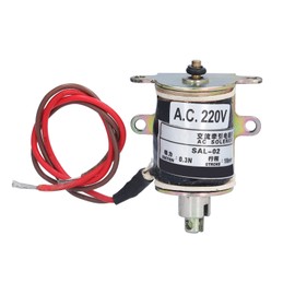BERM Push Pull Electromagnet Tubular Traction Solenoid 0.3N Suction 10mm Stroke SAL‑02 AC220V
