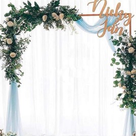6.5x4.9Ft Gold Square Backdrop Stand Arch, Metal Wedding Arch Stand Pipe Kit Backdrop Door for Wedding Ceremony, Birthday Party, Theme Event Decoration, Easy Assembly