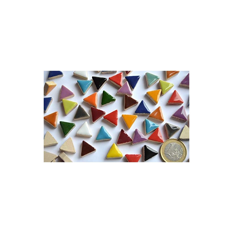 Bazare Masud e.K. 50 g Ceramic Mosaic Tiles Triangular Side