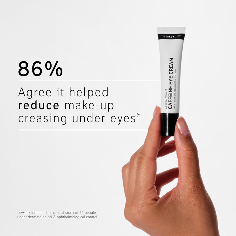 The INKEY List Caffeine Eye Cream 15ml, Improves Dark Circles,