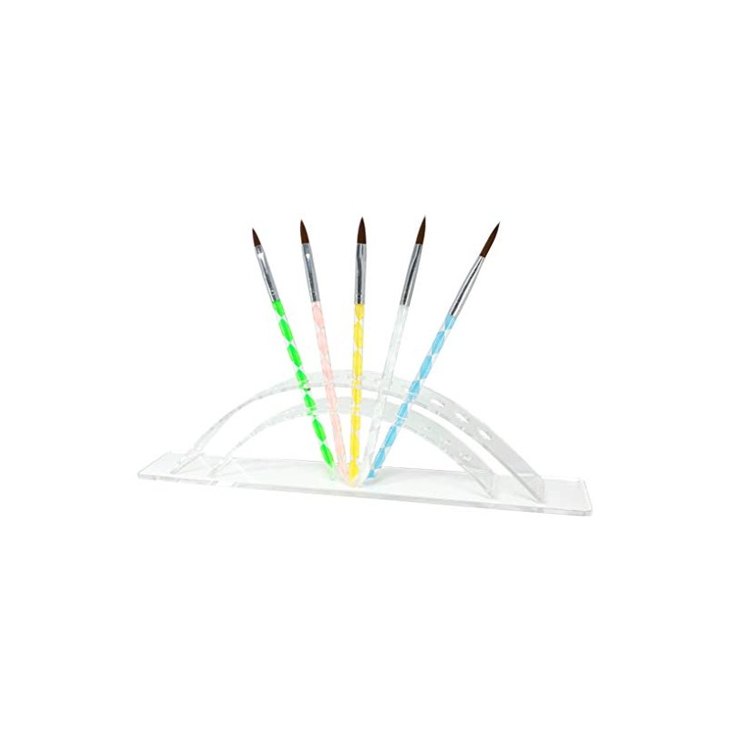 1 x 5-piece acrylic brush set, size 4, 6, 8,