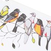 Birds On A Wire Ornament Glass Window Panel Suncatcher Hangings