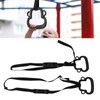 2Pcs Kids Gymnastic Rings Monkey Shape Load Bearing 150KG Ergonomic
