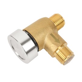 Owfeel RV Vacuum Breaker Check Valve,Upgraded Brass 571-VAC-CHK-A Trailer Flusher Check Valve,Anti Siphon Vacuum Breaker RV Backflow Preventer,Replace Leaking RV Vacuum Breaker on Black Tank System