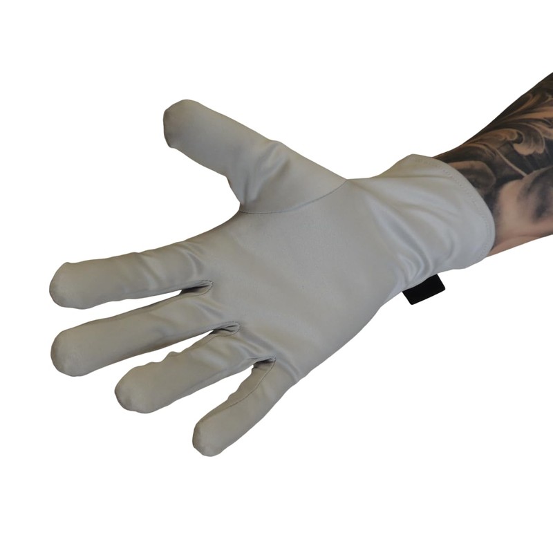 KD89 Grey Microfibre Heli Gloves for Watchmaking, Jewellery, Collectors, Professionals