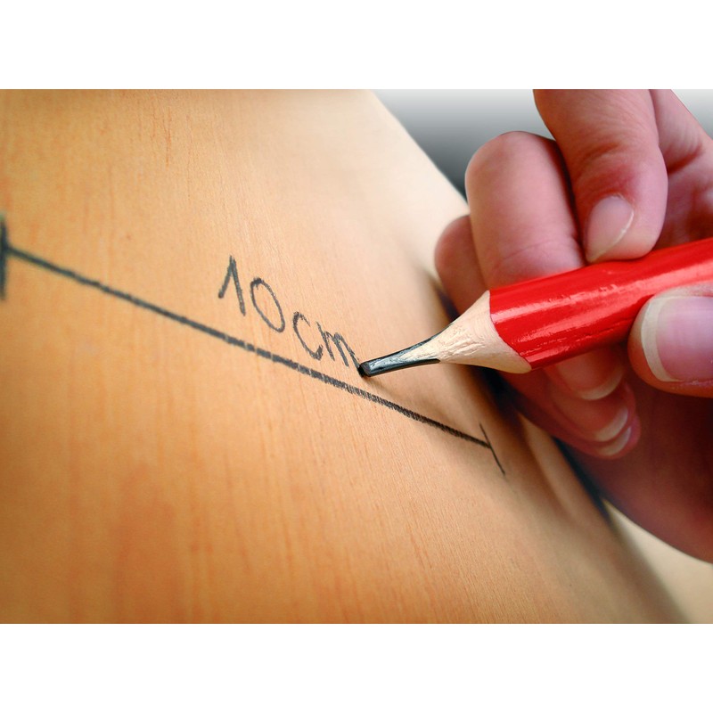 Carpenters Pencils Medium Oval 24 cm Long