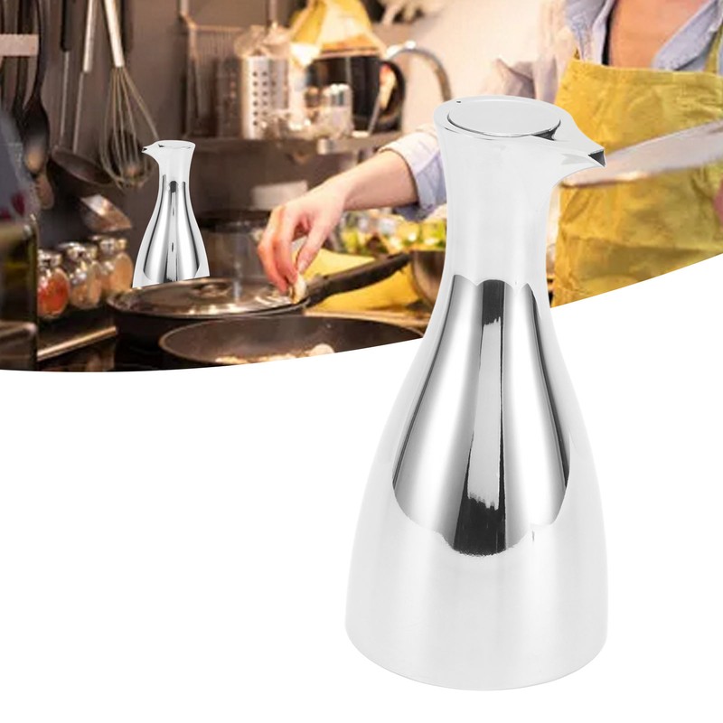 304 Stainless Steel Oil Dispenser Bottle Leakage Proof Oil Pot