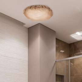 Veemoon Fabric Lampshade Diffuser, Round Drum Lamp Shades Diffuser Pendants Light Cloth Lampshade for Diy Light Shield Lampshade Shading Tool 12~18cm