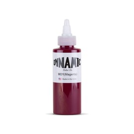 Dynamic Color Co Magenta Tattoo Ink (4 oz Bottle), Made in USA, Sterile, Vegan, Used by Professionals Since 1990