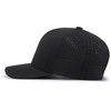 Pacific Headwear Standard Lightweight Perforated Snapback, Charcoal