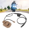 HD01 Motorcycle Unilateral Headset +U94 PTT Noise Cancellation Comfortable Military