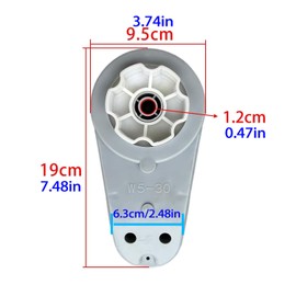 JRRXM 24 Volt RS775 High-Speed Motor Gearbox for Power Wheels Motor Upgrade,18V-24V High Torque Motor Gearbox for Ride on Car Kids Electric Vehicles Parts