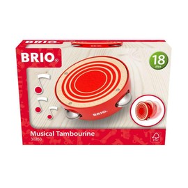 BRIO Tambourine Musical Instrument Educational Toddler Toy for Kids 18 Months Up