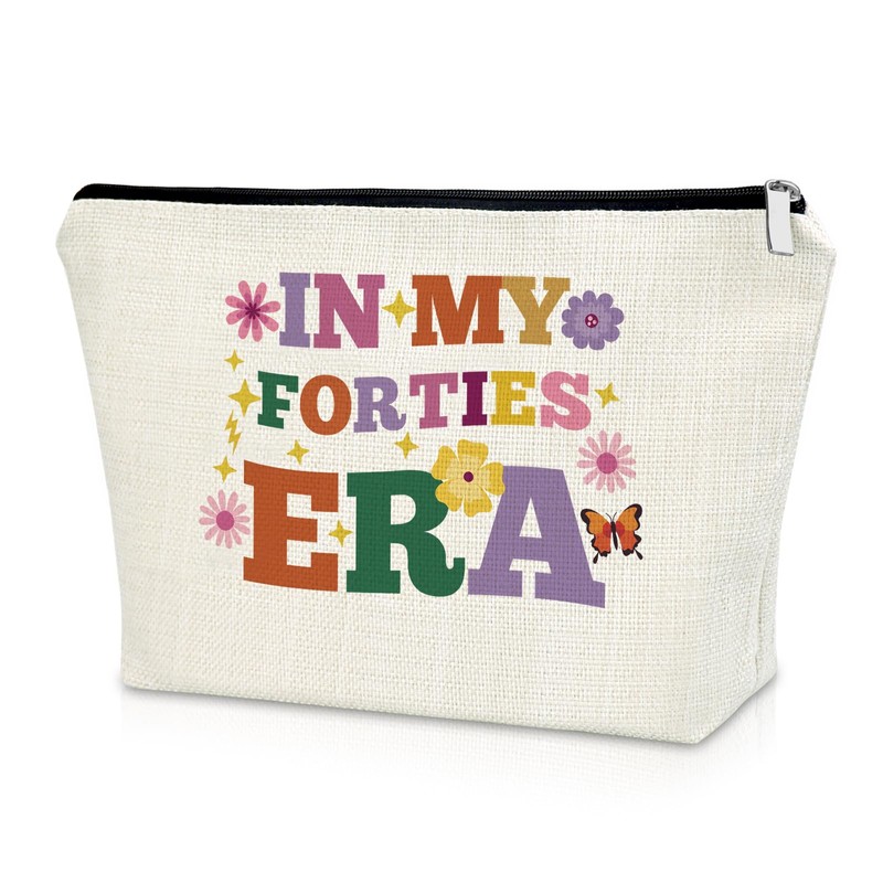 40th Birthday Gifts for Women Makeup Bag 40 Year Old