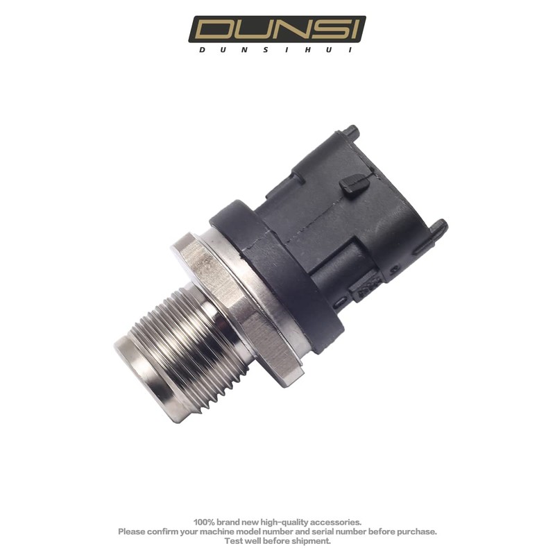 DUNSIHUI 0281002706 Fuel Rail Pressure Sensor 0281006425 Compatible with 2003-2007