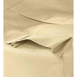 Plow & Hearth Deluxe Outdoor Rocking Chair Cover | All-Weather | Water-Repellent | Fade-Resistant | Reinforced Seams | 26.75" L x 31.5" W x 44" H | Tan