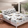 Castle Fairy Cute Dachshund Dog Bed Sheet Twin Size,Ball Bones
