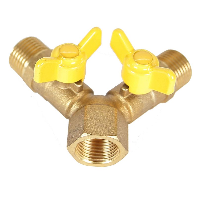 Soytich YV08 2-Way Y-Splitter for Inlet Hoses, 1/2 Inch Male