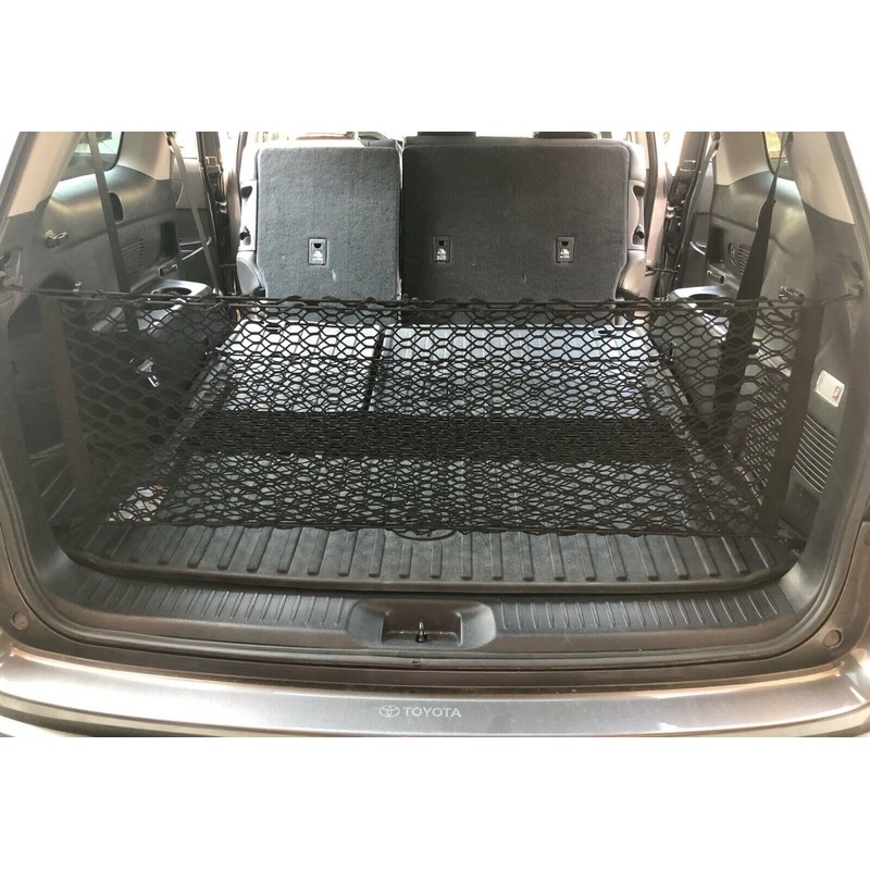 EACCESSORIES EA(2 Qty) Rear Trunk Organizer Cargo Nets for Toyota
