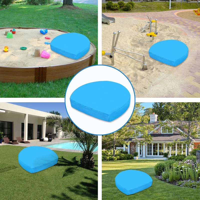 LCUHAVA Sandpit Cover Shell Shape 100 x 15 cm Tarpaulin