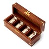 NKlaus Maritime 11709 Set of 4 Shot Cups Made of