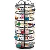 iDavosic.ly 6 Tier Metal Rotating Earring Holder Organizer, 264 Holes