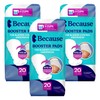 Because Premium Incontinence Booster Pads for Men and Women, Adds