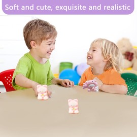 2 PCS Taba Squishy Cat, Taba Squishy Kit, Taba Squishy, Tabba Squishy, Stress Relief Squeeze Toys and Portable Kneading Toys Release Internal Pressure Suitable for Children and Adults