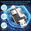 USB SD Card Reader, 3 in I Card Reader 3