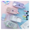 WISHOW Mesh Stationery Case Mesh Pen Case Mesh Pen Pouch