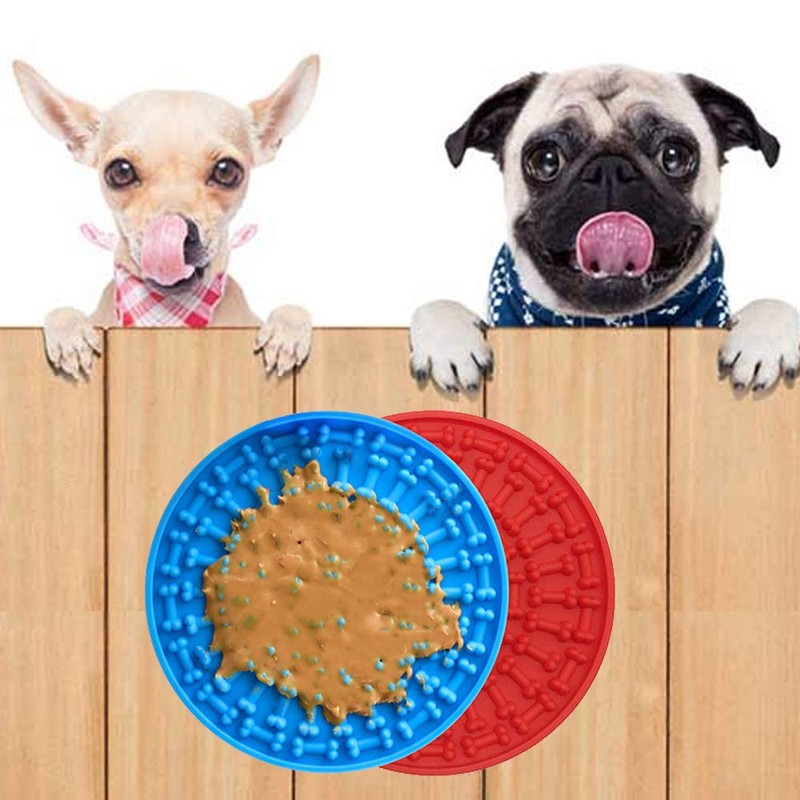 Dog Shower Licking Pad, Dog Peanut Butter Licking Pad Slow