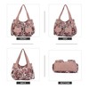 Angelkiss Soft Handbags Purses for Women Large Satchel Shoulder Bags