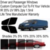 TintPro Nano Carbon Window Tint fits Ford Transit Van Low