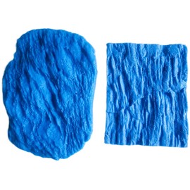 Concrete Masonry Form Stamp Set, 2 Stamps, 7.5"x5.5" & 6"x5". Use Stamps to create beautiful stone textures, for SMALLER Concrete Projects, Countertop Edge Designs, Boulder Scapes & More