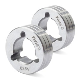053700 Drive Roll V-Groove 0.035 In Replacement for Miller Welder 22/32/52 Series for Millermatic 200/210/212/250/251/252/DVI/Pulser/Vintage 2 Pack