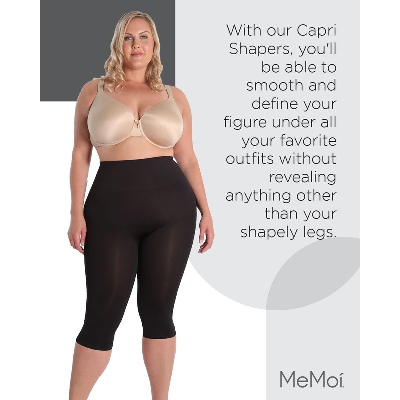 Double Agent High Waist Shaping Capris - SlimMe by MeMoi