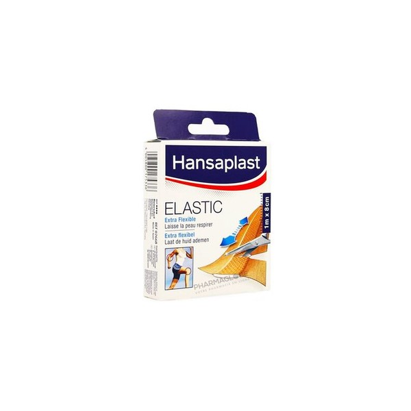 Hansaplast Elastic Pansement 1mx8cm