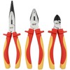 C.K AVit AV06051 Pliers Set, 1000V VDE,Red