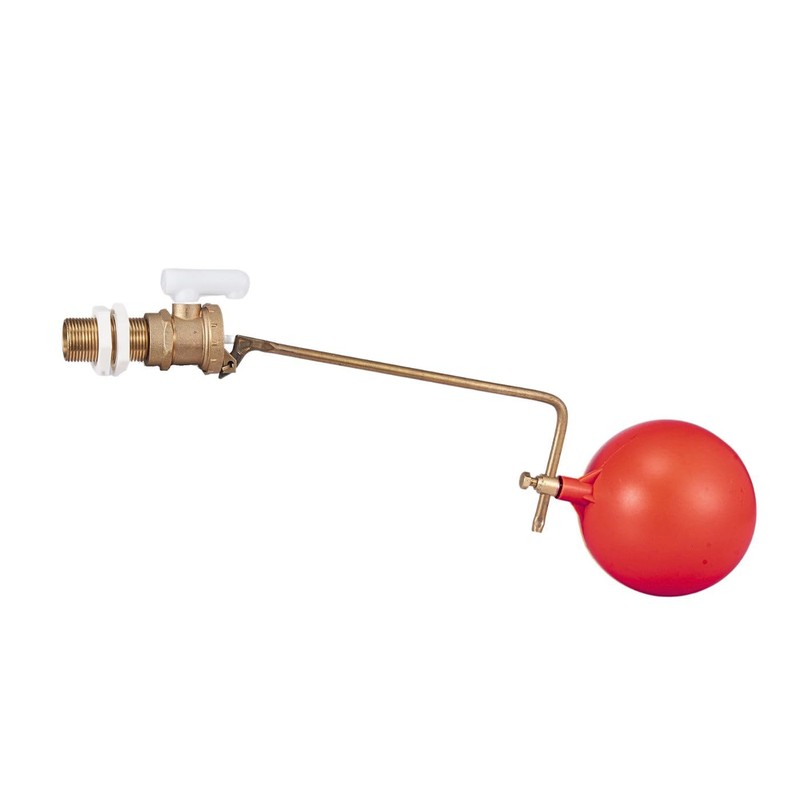 Adjustable 1/2" Part 2 Ball-Cock Float Valve with Ball for
