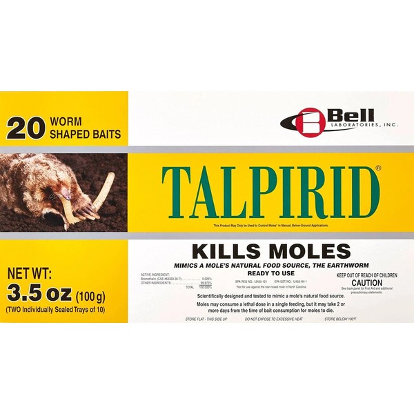 Talpirid - Best Mole Killer Ever! 20 Worm Baits to