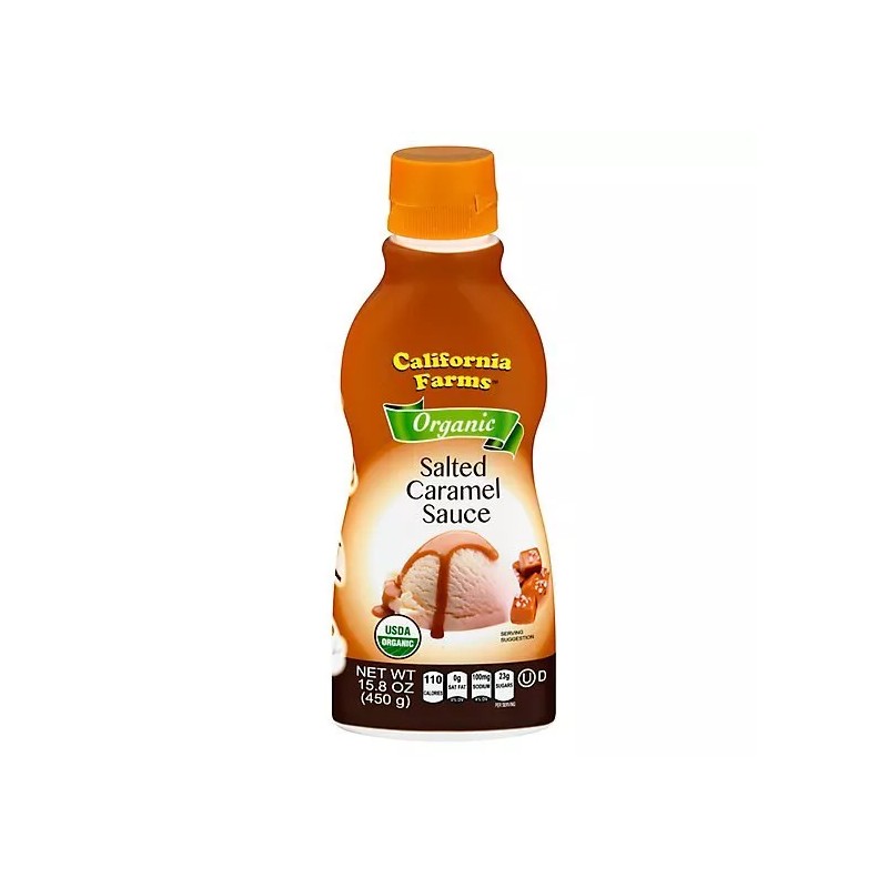 California Farms Organic Salted Caramel Sauce 15.8 OZ