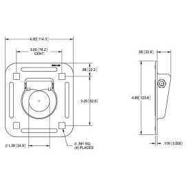 Sierra Pacific Recessed Zinc Plated Steel Tie-Down Ring (SP-890ZN-01)