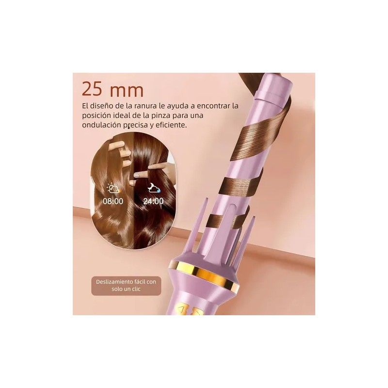 Maimeite Rizador De Pelo Automático 25mm Cerámica 200c