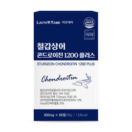 Lactotemi Sturgeon Chondroitin 1200 Plus 600mg 60 Tablets / 락토테미 철갑상어 콘드로이친 1200 플러스 600mg x 60정