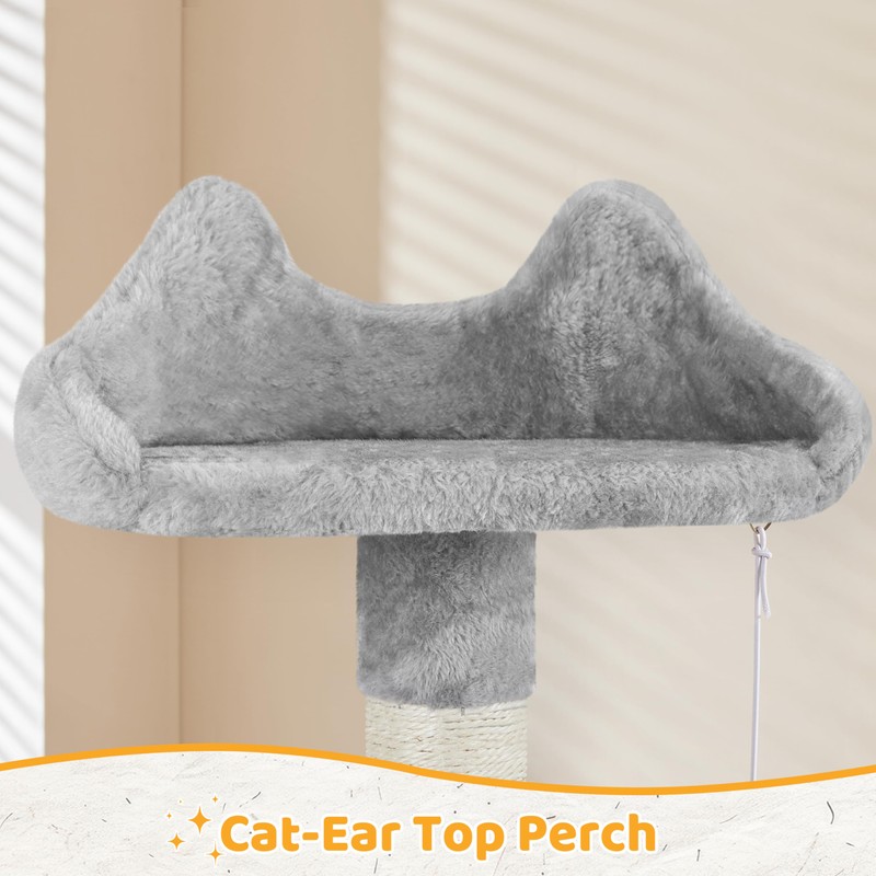 Yaheetech Cat Tree Tower Kitten Condo Scratching Post with Hammock