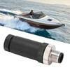 VOBOR Male Field Installable Connector M12 5 Core IP67 Boat