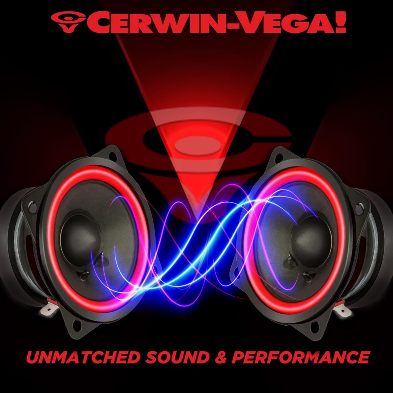 CERWIN-VEGA! "Vega Series V25 – 2.5" Full Range Premium Quality