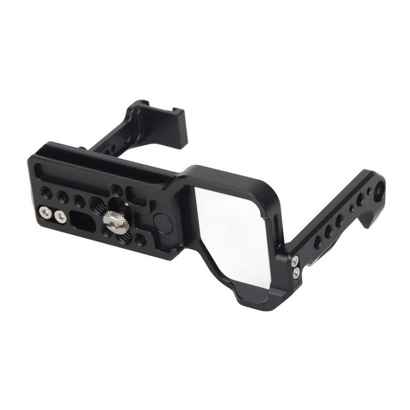 Camera Cage Aluminum Cold Shoe Mounting Plate with 1/4 and