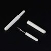 2 Pcs White Pointed Seam Ripper, Sewing Tool, Plastic Handle,